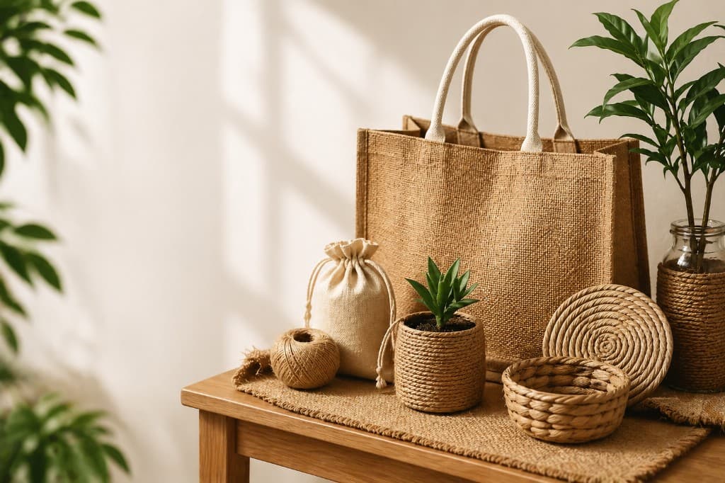 Eco-friendly handcrafted jute and natural products